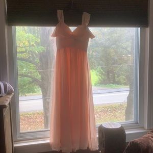 Lulus light pink long dress